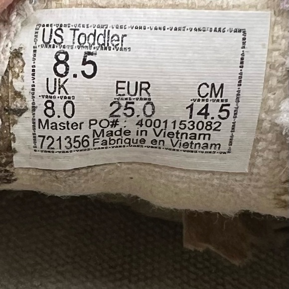 Vans Toddler Slip-On V (Shark) Leopard Shark Sneaker - Picture 10 of 10